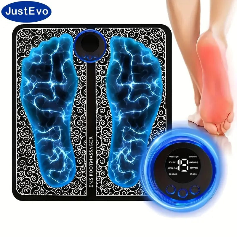 Plantilla de masaje eléctrica PiesRelax con su control
