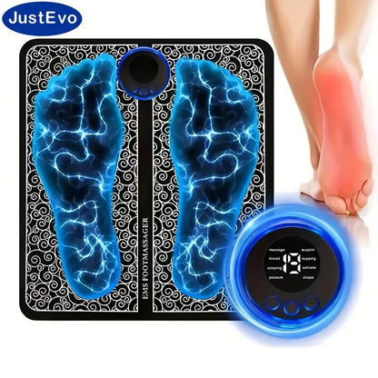 Plantilla de masaje eléctrica PiesRelax con su control
