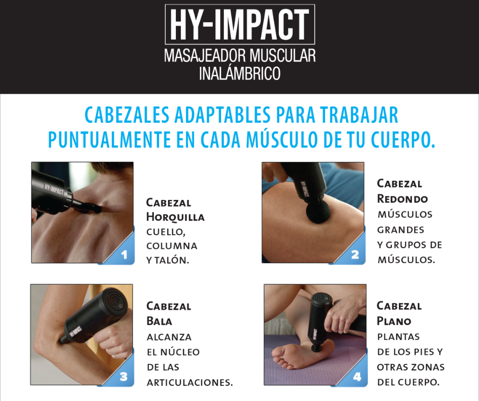 HY-IMPACT Masajeador Terapia Percusión
