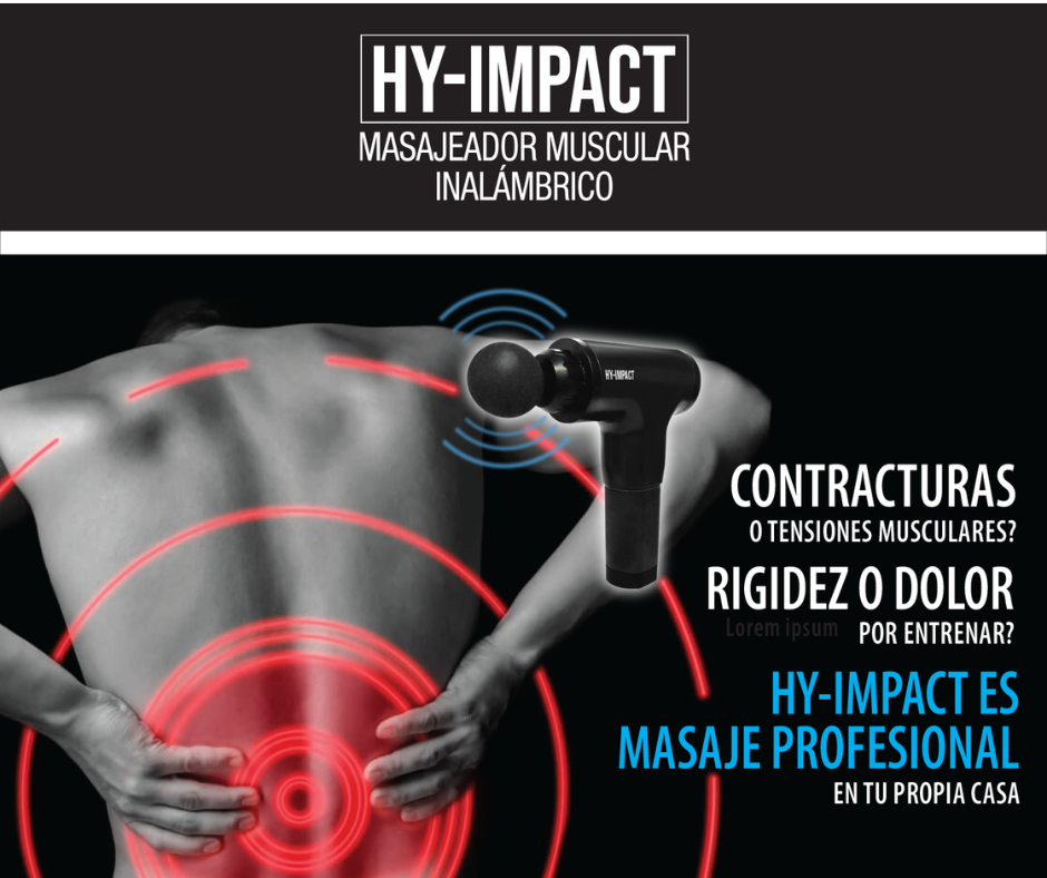 HY-IMPACT Masajeador Terapia Percusión