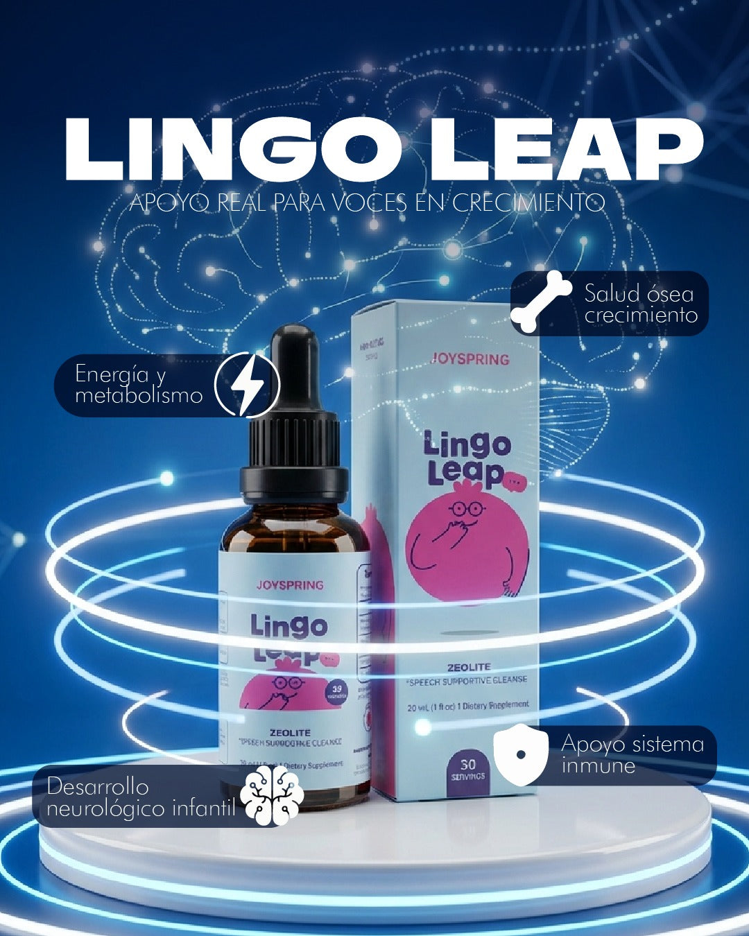 Lingo Leap – Gotas para el Desarrollo Integral Infantil (30 mL)