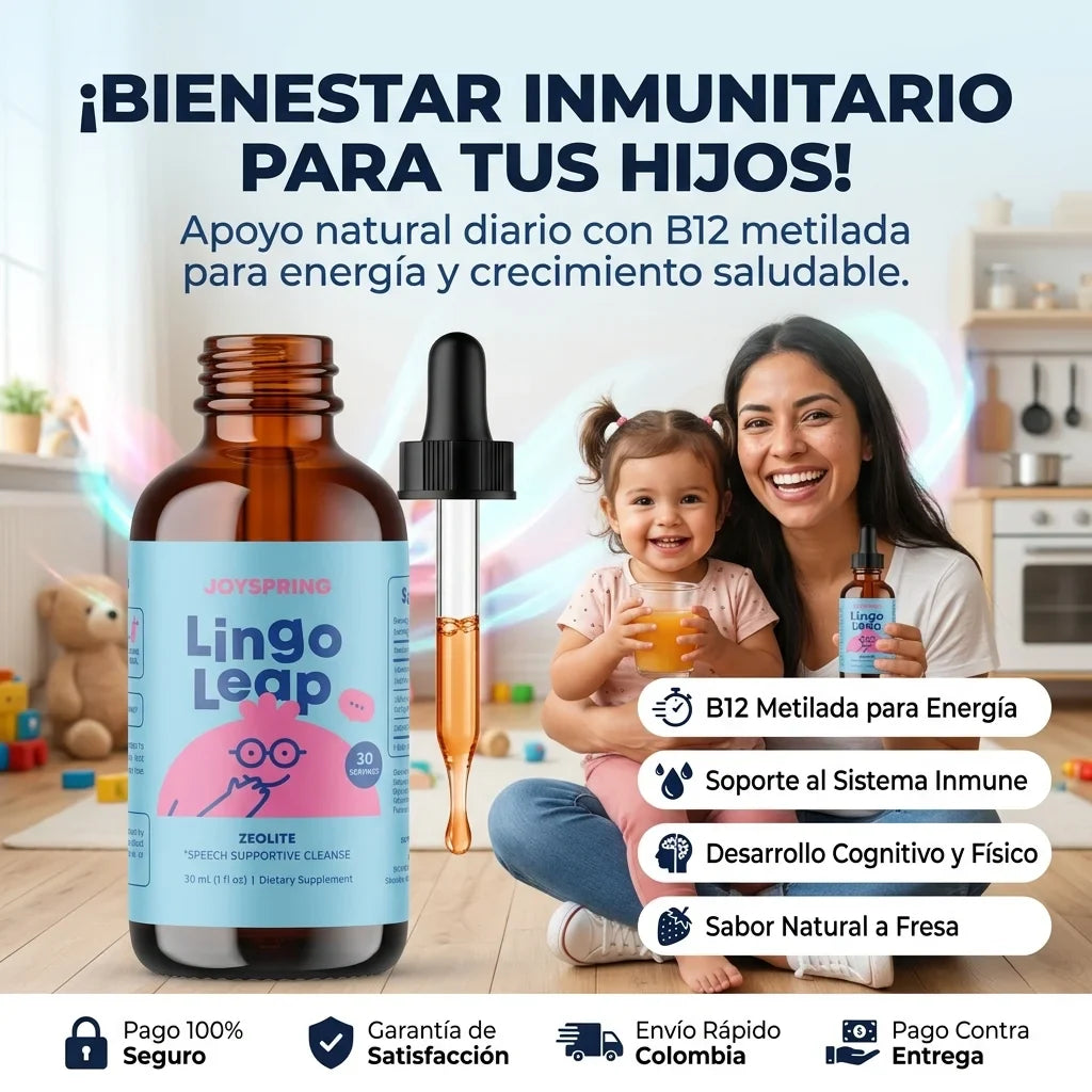 Lingo Leap – Gotas para el Desarrollo Integral Infantil (30 mL)